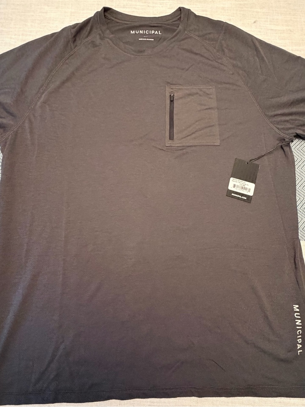 Municipal daybreak T-shirt asphalt 2XL